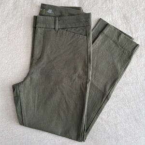 Old Navy Olive High-Rise Pixie Pants